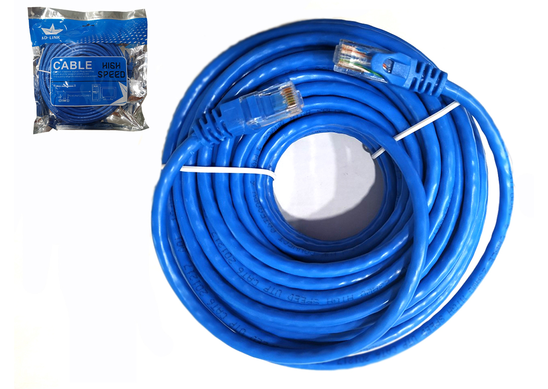 CÁP UTP CAT 6 AD-LINK 15M HIGH SPEED (AD-6015H) XANH