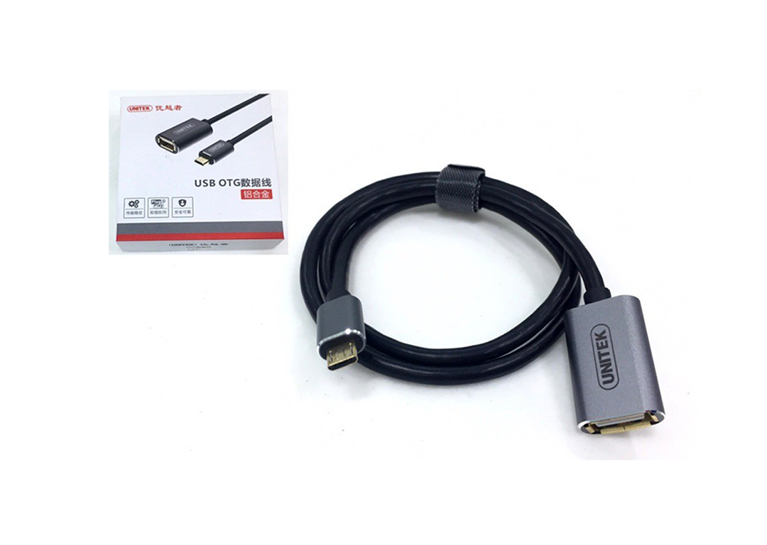 Cáp USB OTG 2.0 -> Micro USB UNITEK Y-C4019FGY