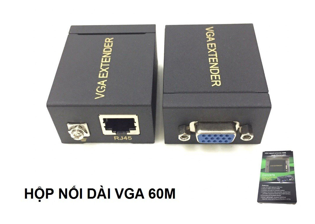 HỘP NỐI DÀI VGA RA LAN (60M) XU80