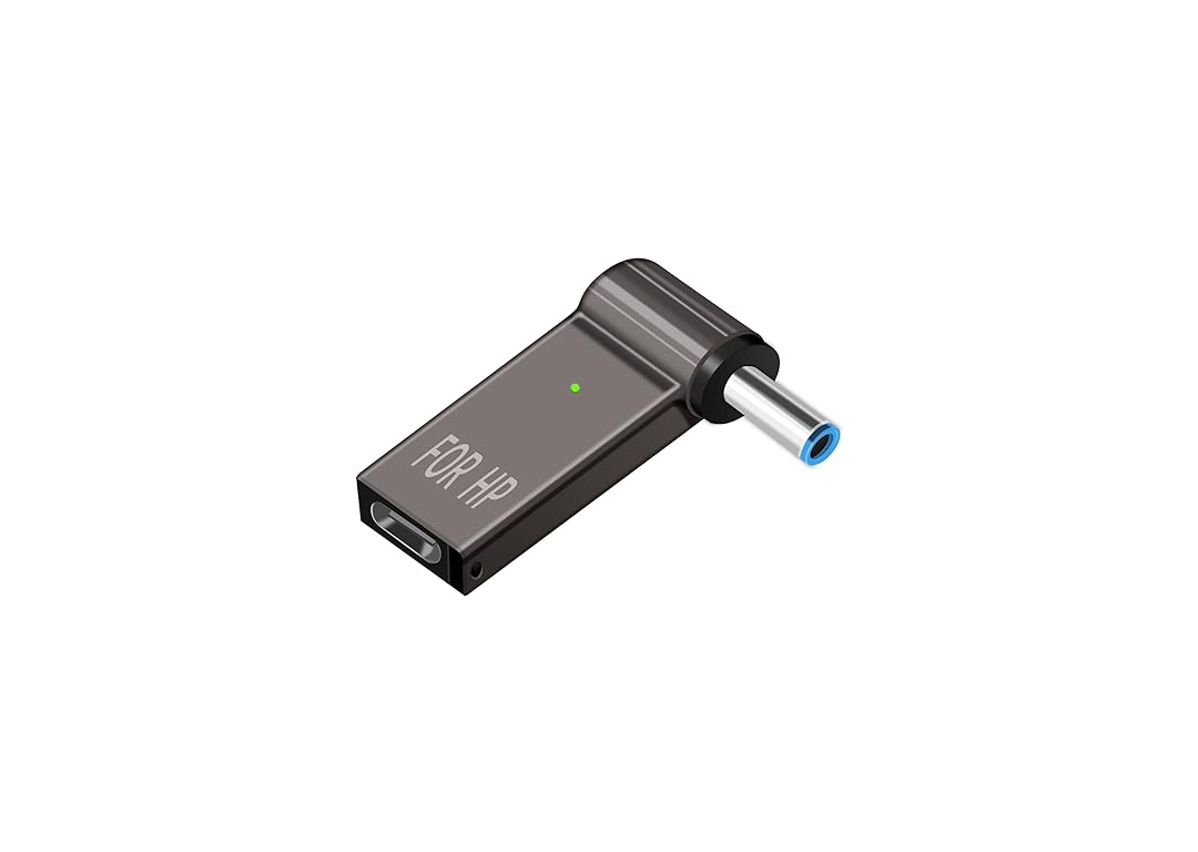 Đầu chuyển đổi USB Type C sang Jack DC sạc laptop Dell , HP CF/DC4530HP-100W-XHJ DC4530DELL-100W-XHJ