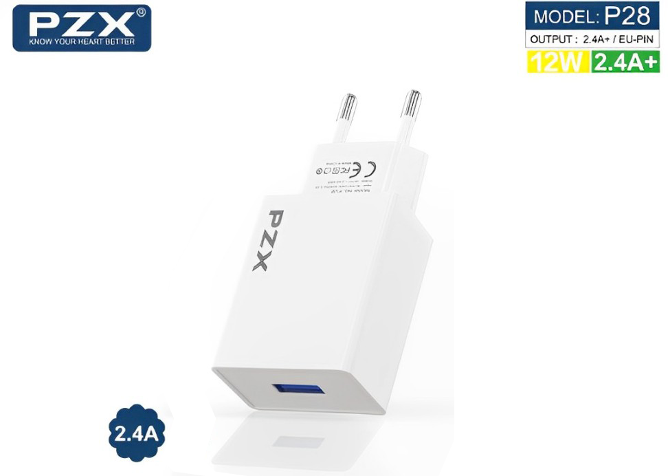 Cốc sạc điện thoại cổng USB PZX P28