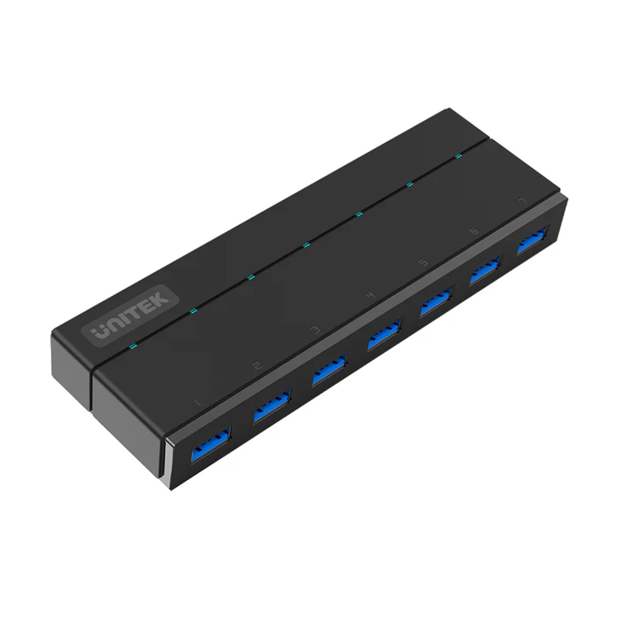 Phóng Hub USB 3.0 7 cổng có nguồn kèm cáp USB-A Y-3184