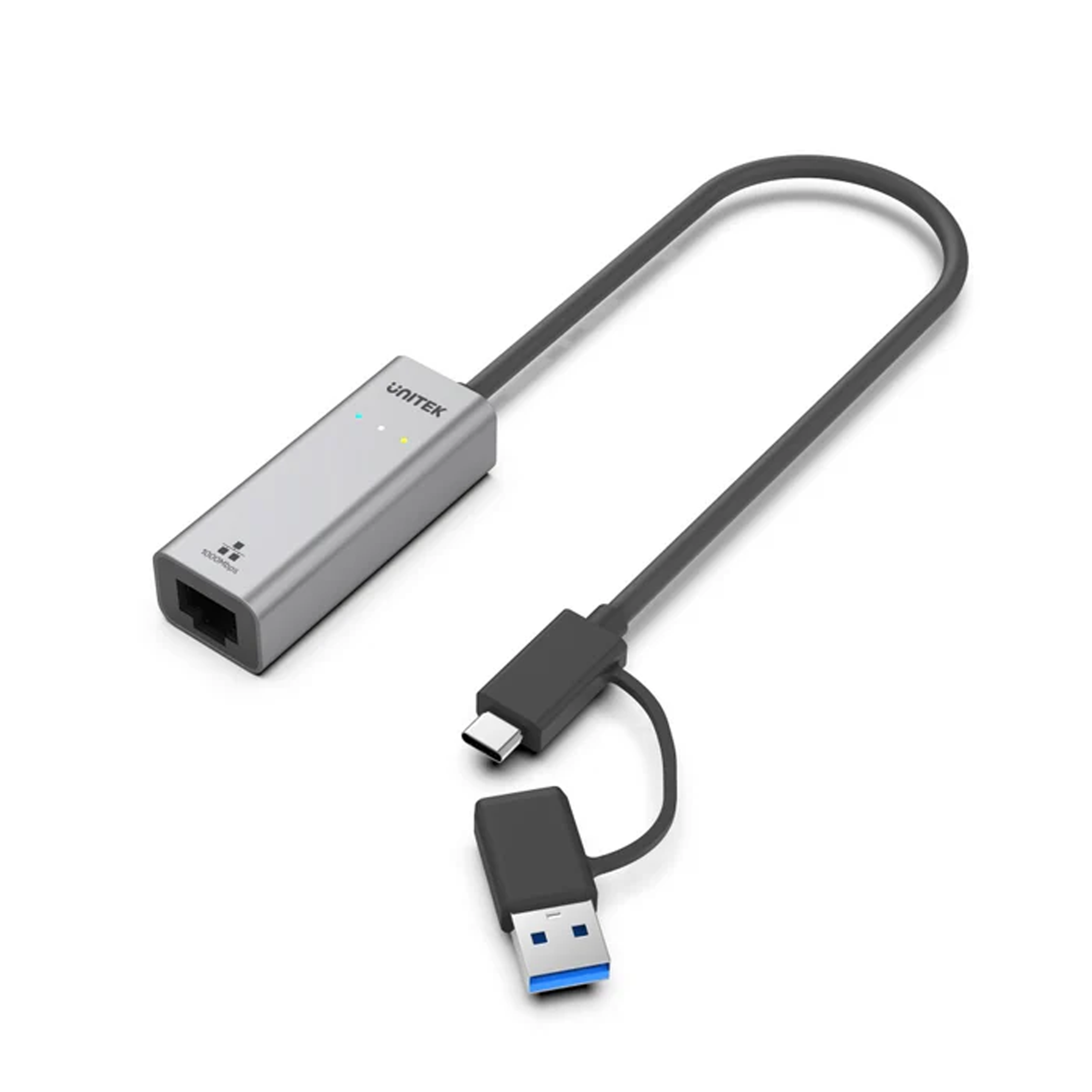 Bộ chuyển đổi Type-C/USB -> Gigabit Ethernet UNITEK Y-3465A