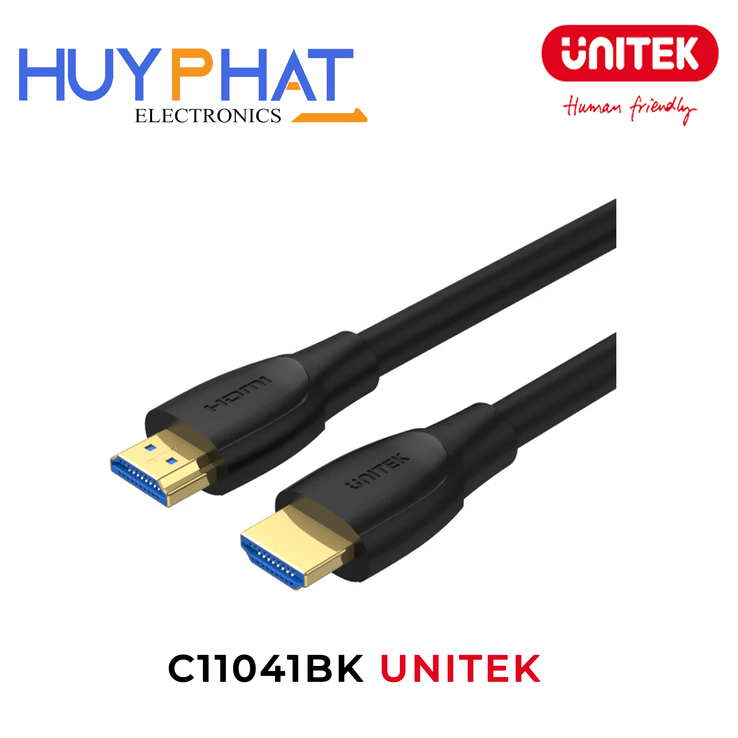 Cáp HDMI 2.0 dài đến 20m 4K@60Hz UNITEK C11041BK