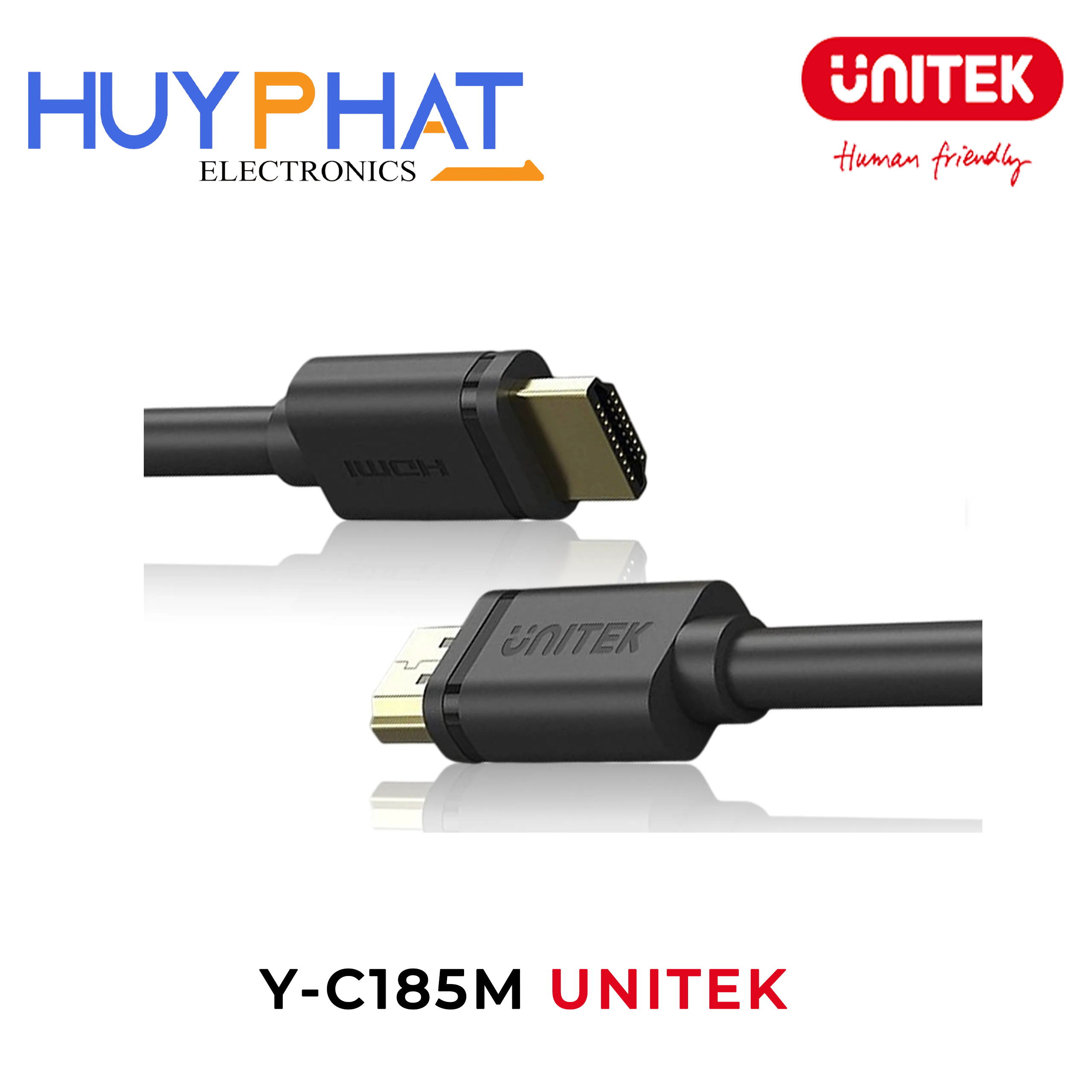 Cáp HDMI 2.0 4K@60Hz UNITEK Y-C185M
