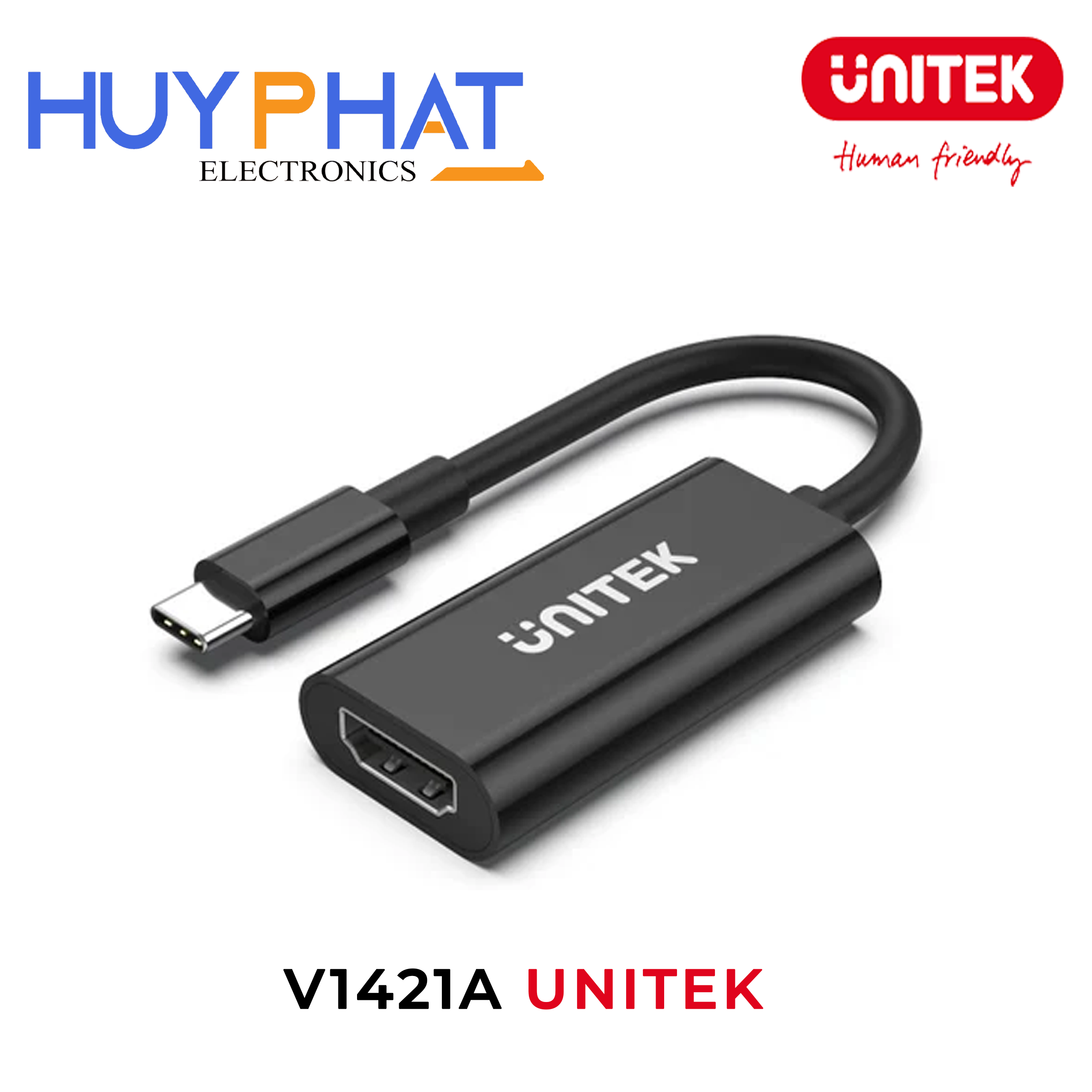 Cáp chuyển đổi Type-C -> HDMI2.0 4K@60Hz UNITEK V1421A