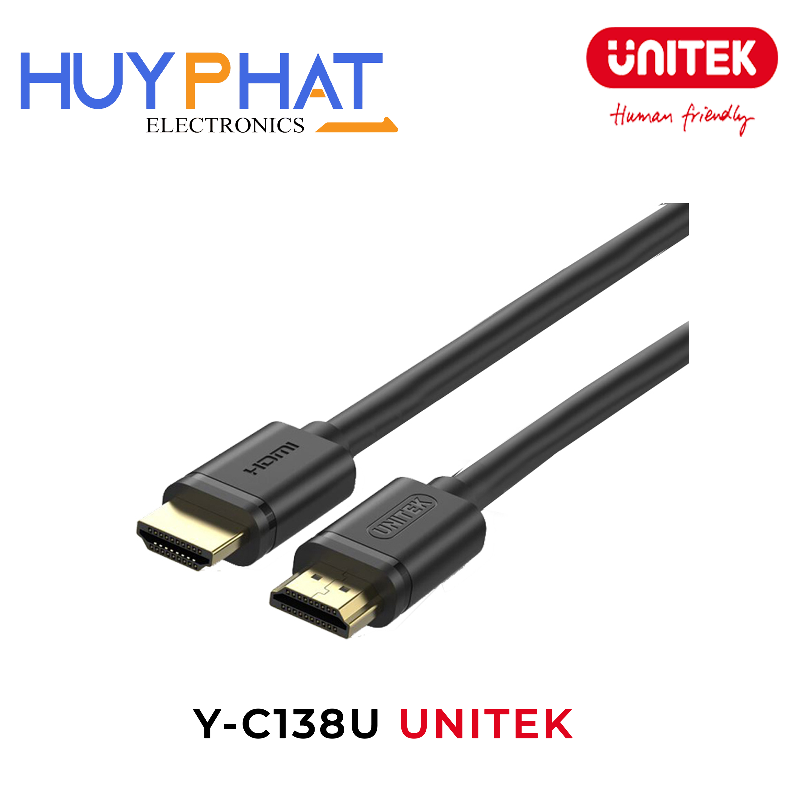 Cáp HDMI 1.4 4K@30Hz dài đến 30M UNITEK Y-C137U