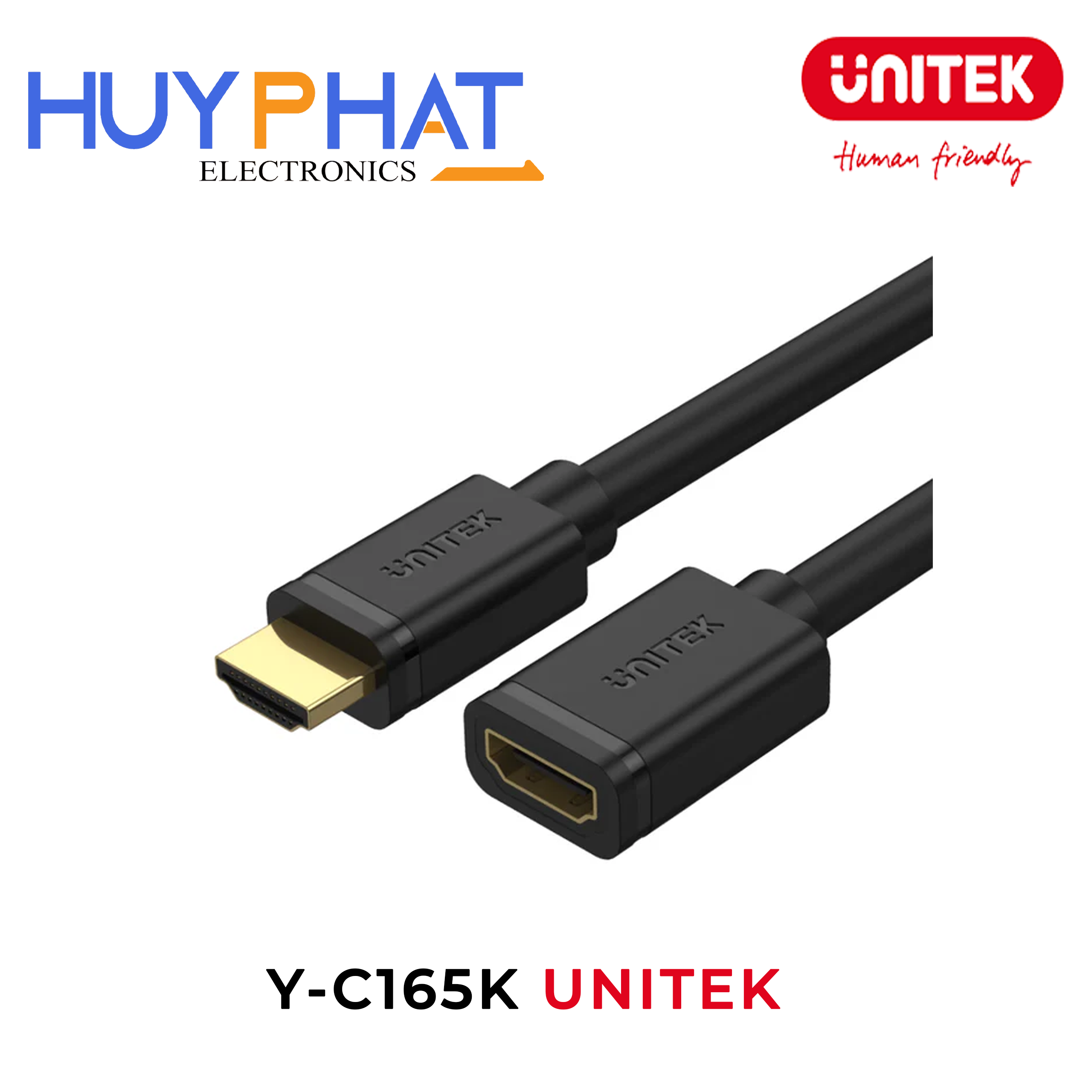 Cáp nối dài HDMI 4K@60Hz dài đến 3m UNITEK Y-C165K