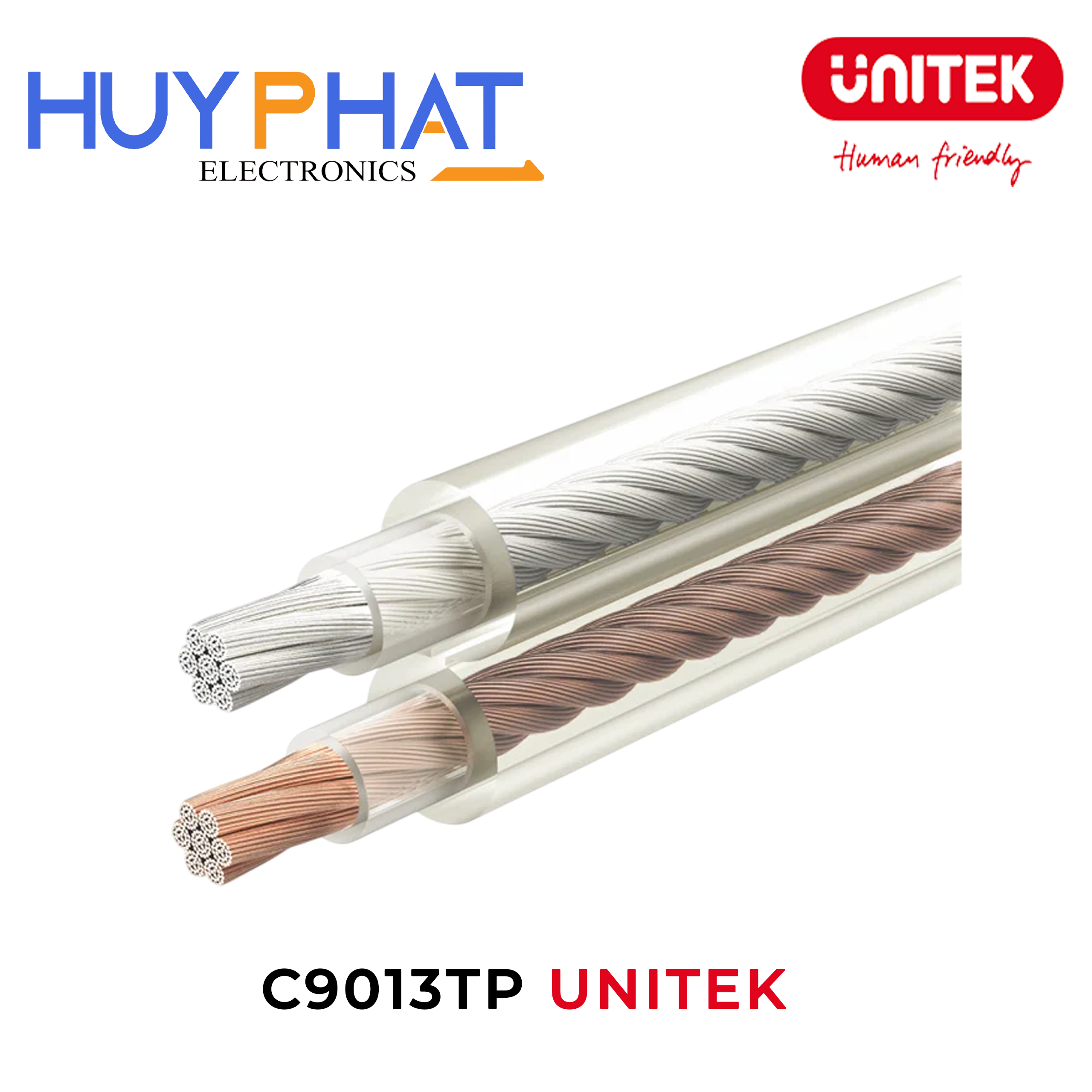 Cáp Loa Hi-Fi 150 Tim OD 4.0x8.0mm 100m UNITEK C9013TP