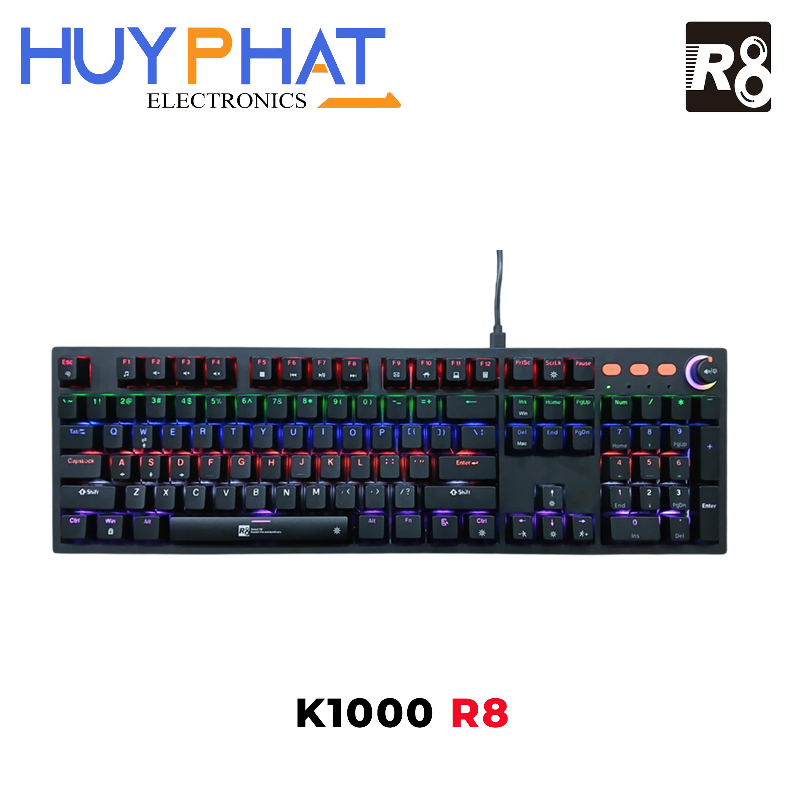 Bàn phím cơ gaming USB R8 K1000