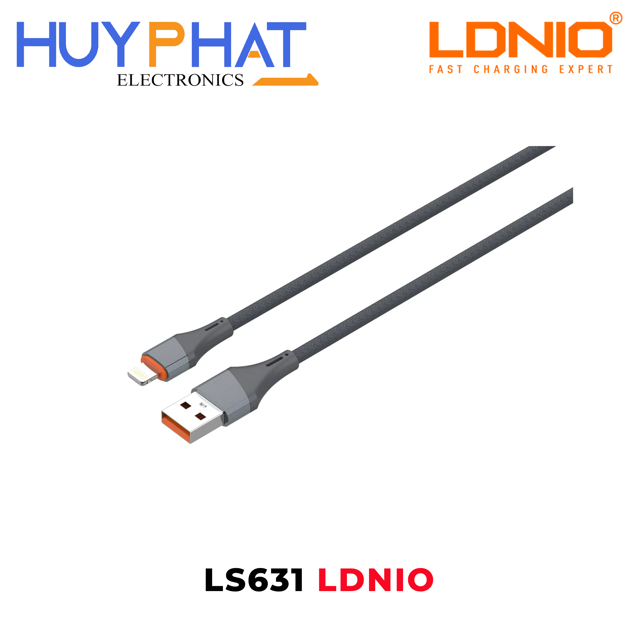 Cáp sạc nhanh Lightning 1M 30W LDNIO LS631