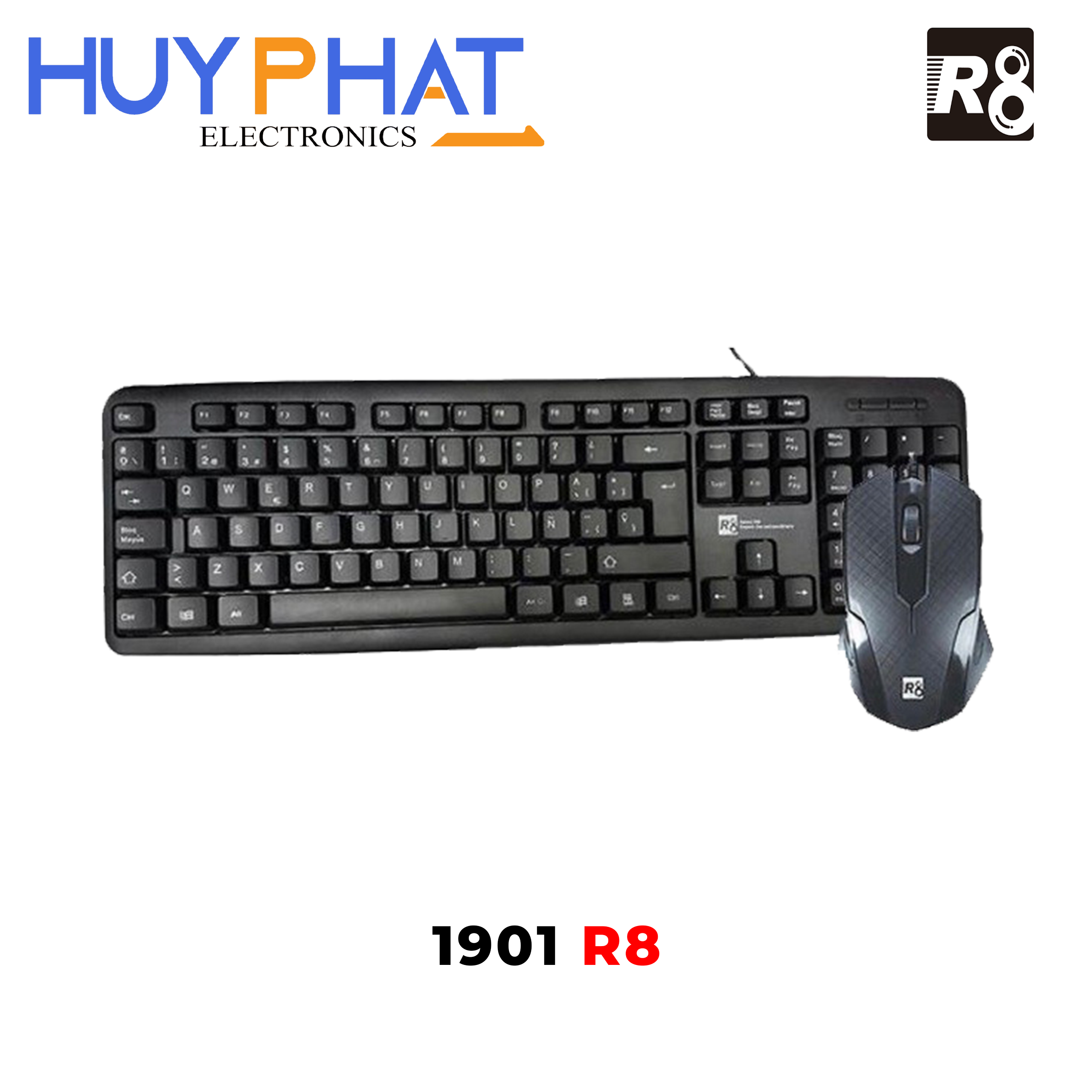 Bàn phím và chuột máy tính có dây USB R8 1901