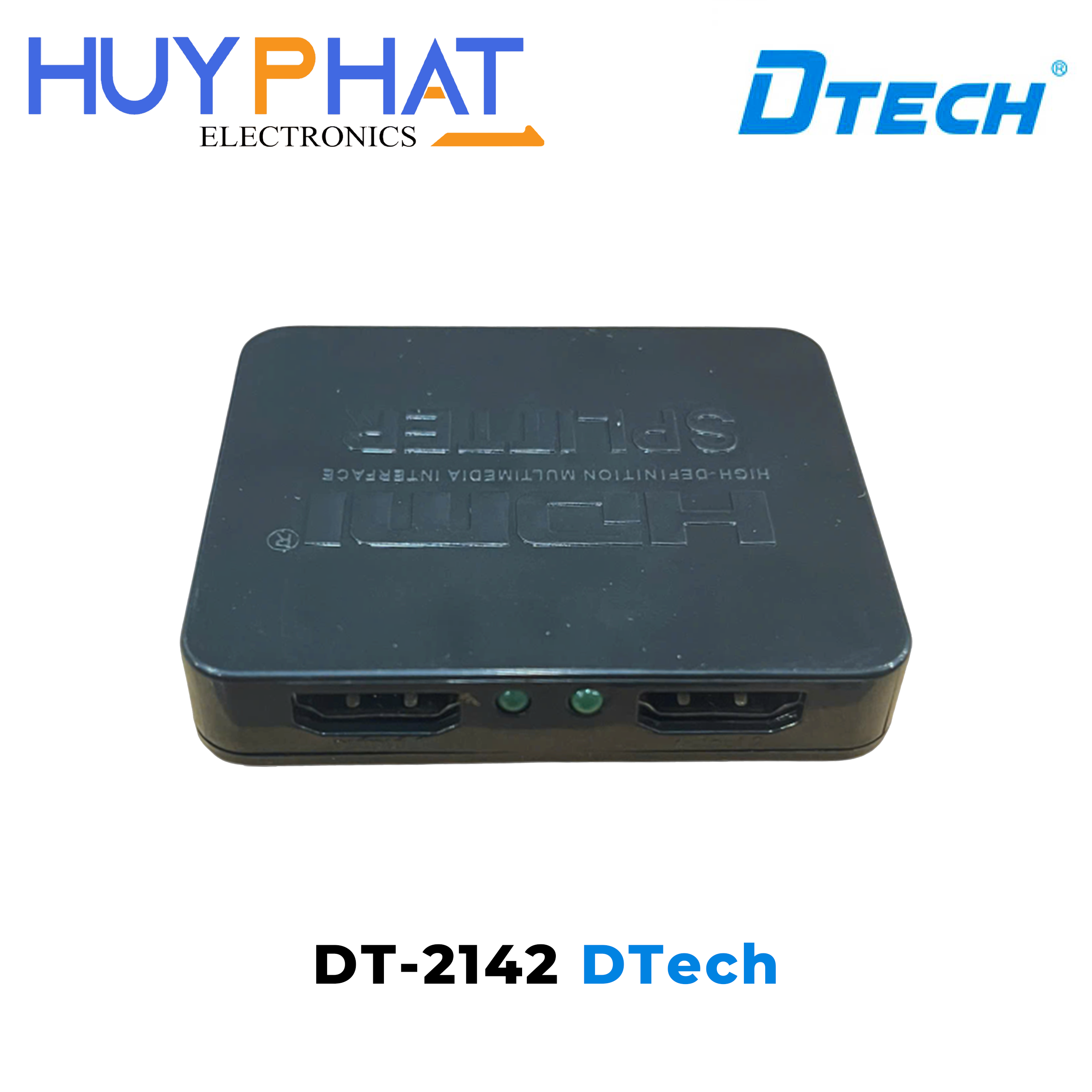 Bộ chia HDMI 1->2 4K DTECH DT-2142