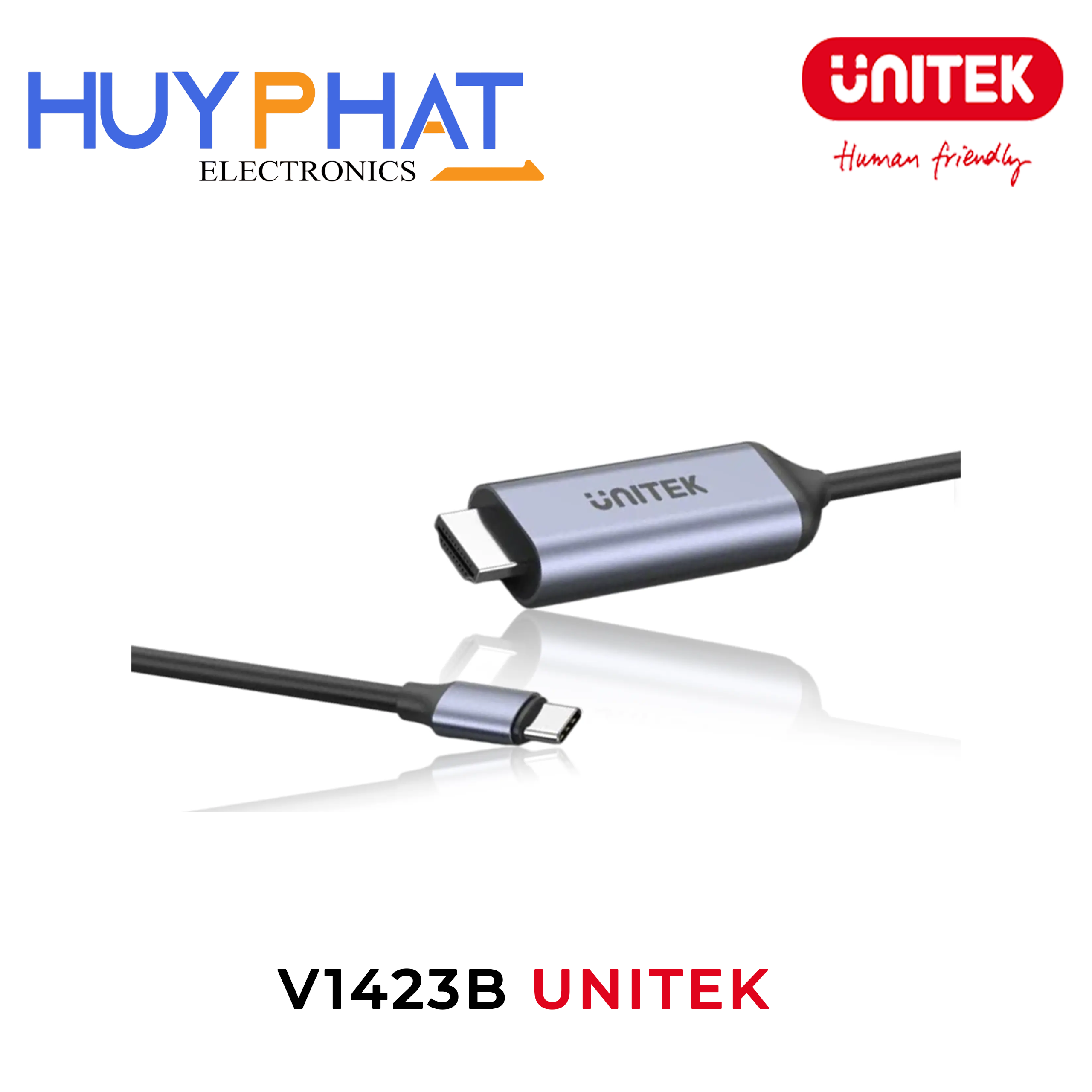 Cáp USB-C -> HDMI 8K@60Hz UNITEK V1423B