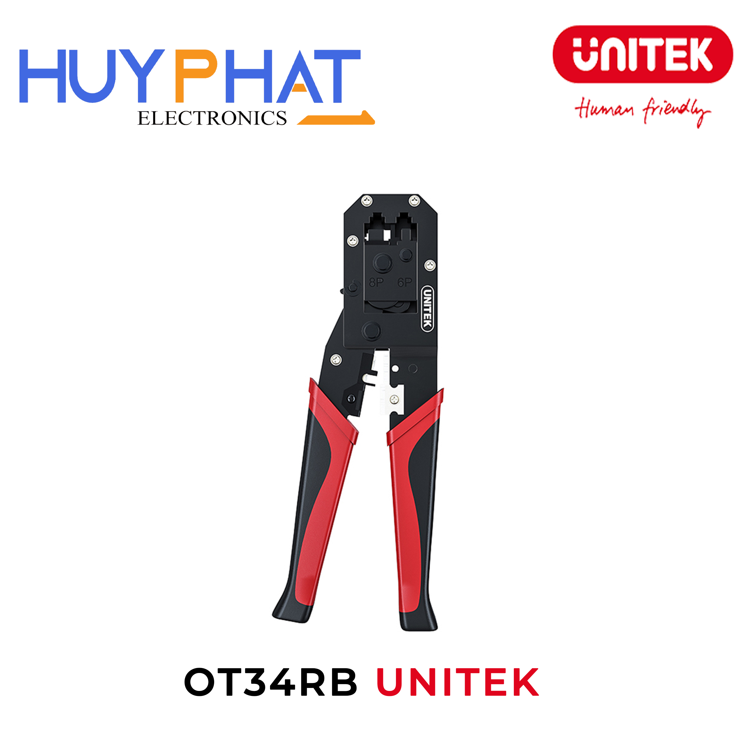 Kềm bấm đầu mạng UNITEK OT34RB
