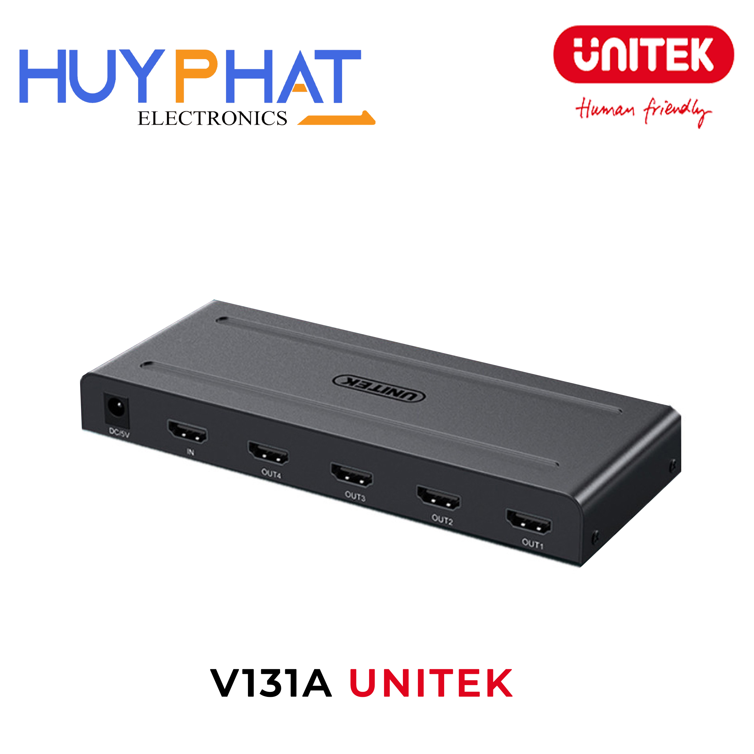 Hub chia 4 cổng HDMI 4K@30Hz UNITEK V131A
