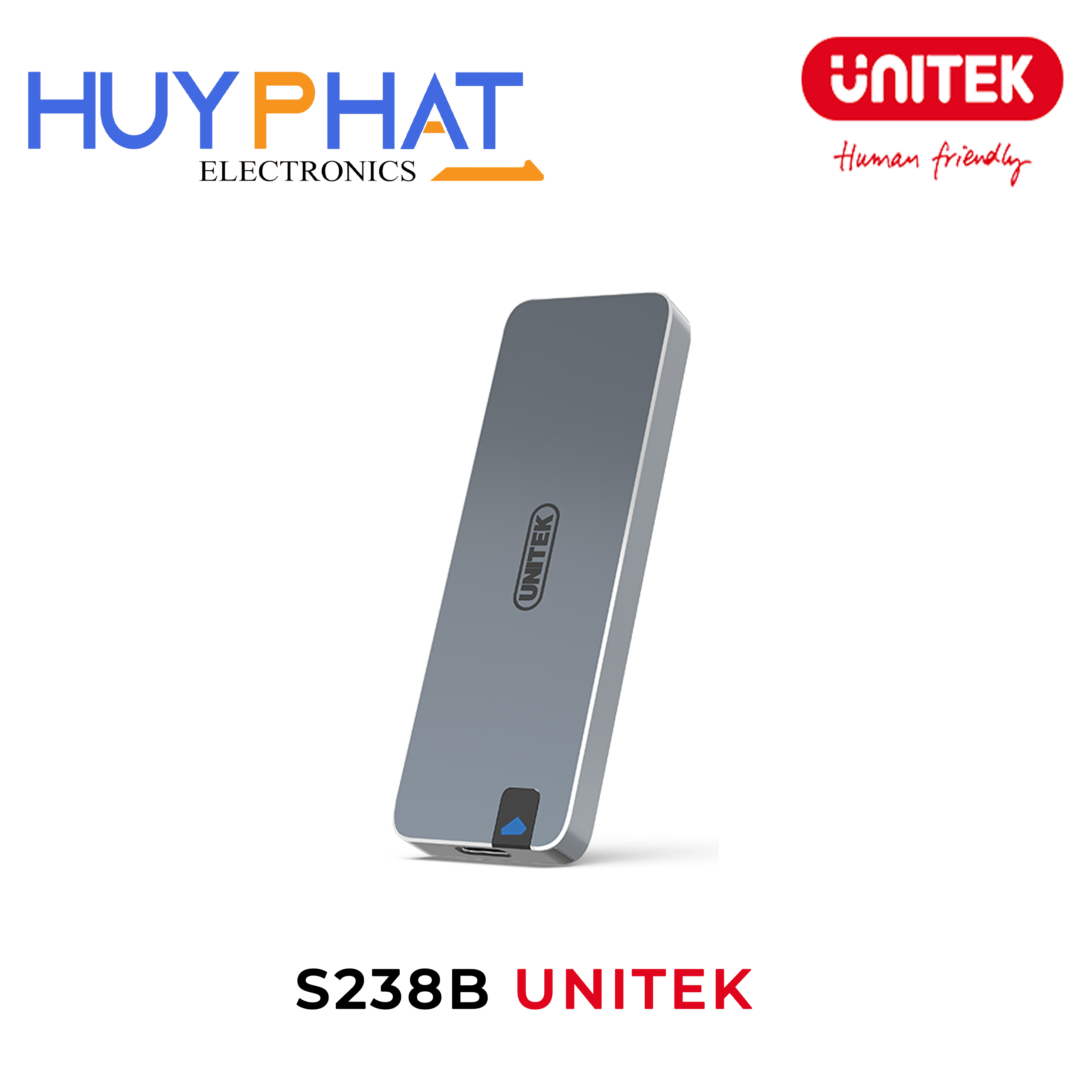 Vỏ ổ cứng di động Superior M.2 NVMe UNITEK S238B