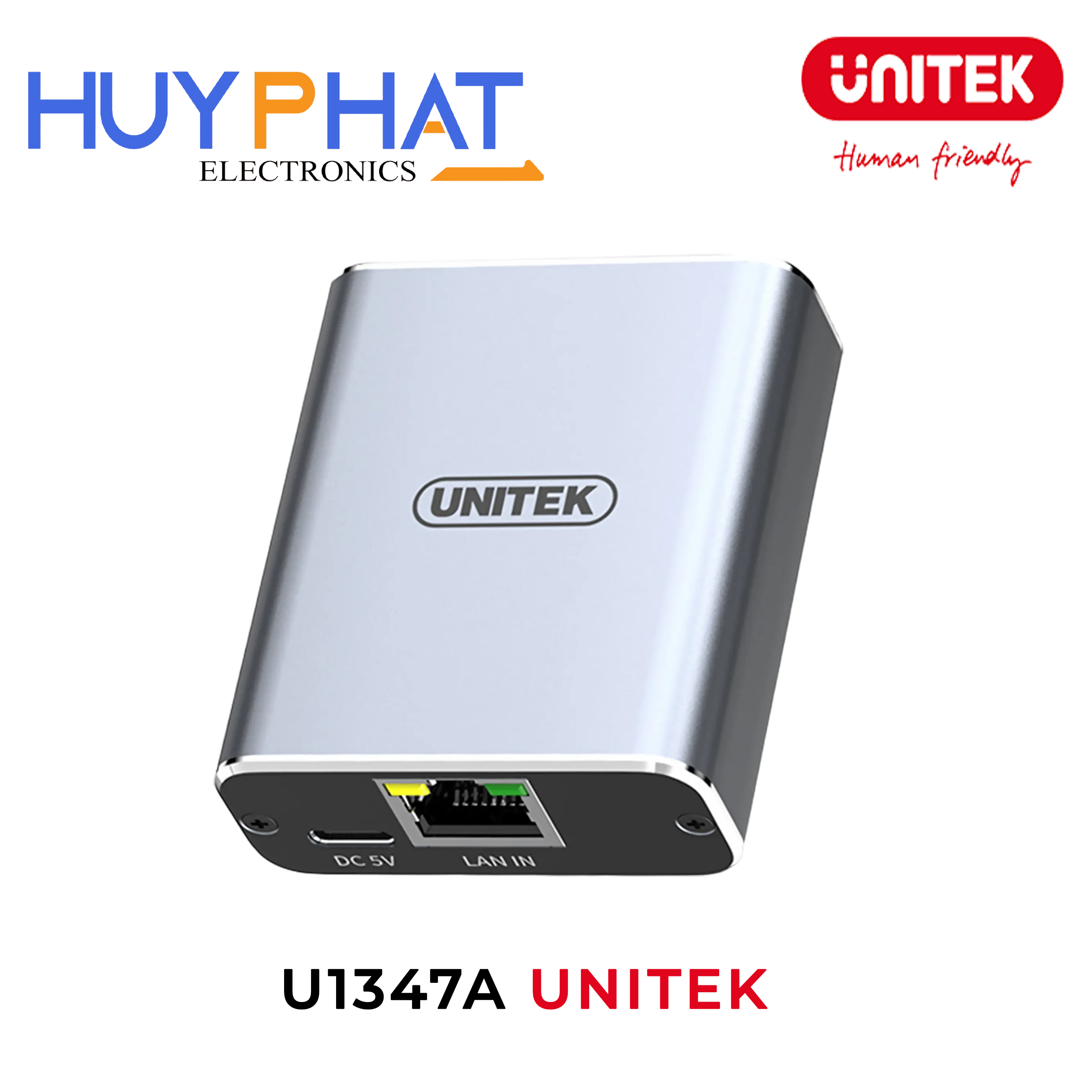 Hub chia 2 cổng LAN UNITEK U1347A