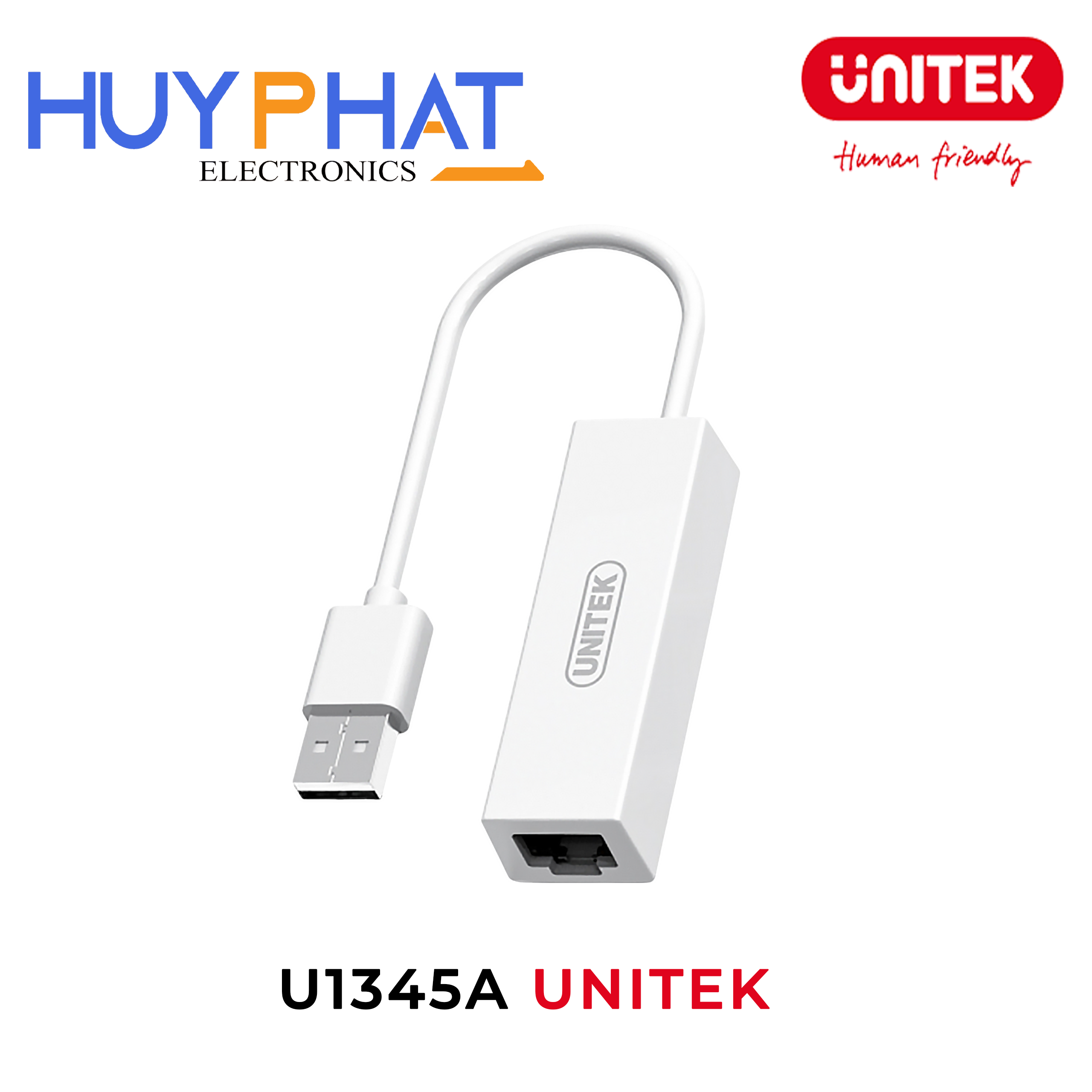 Cáp chuyển đổi USB2.0 -> LAN UNITEK U1345A