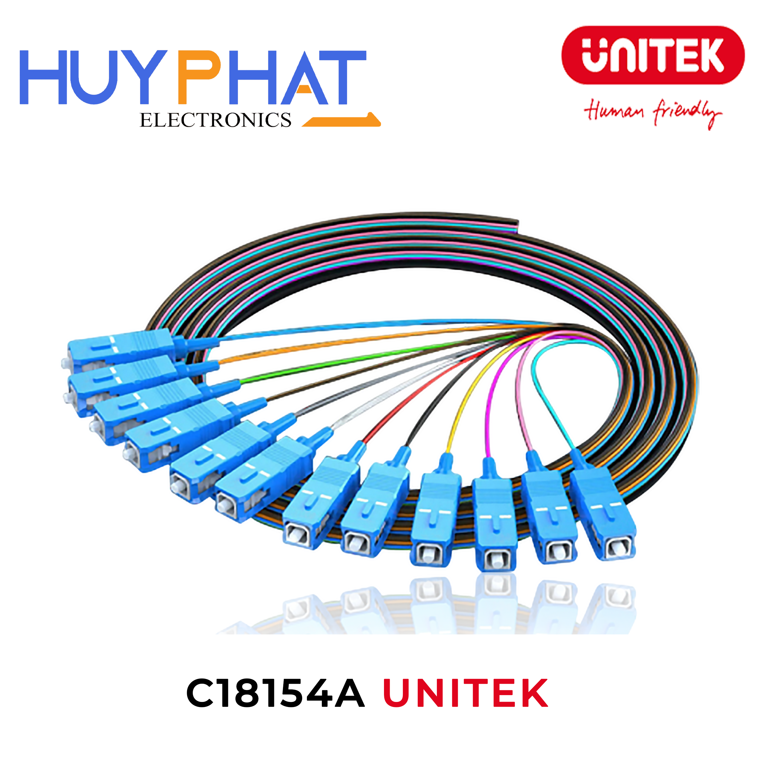 Dây nối sợi quang 3 đầu SC/FC/LC UNITEK C18154A/C18155A/C18156A