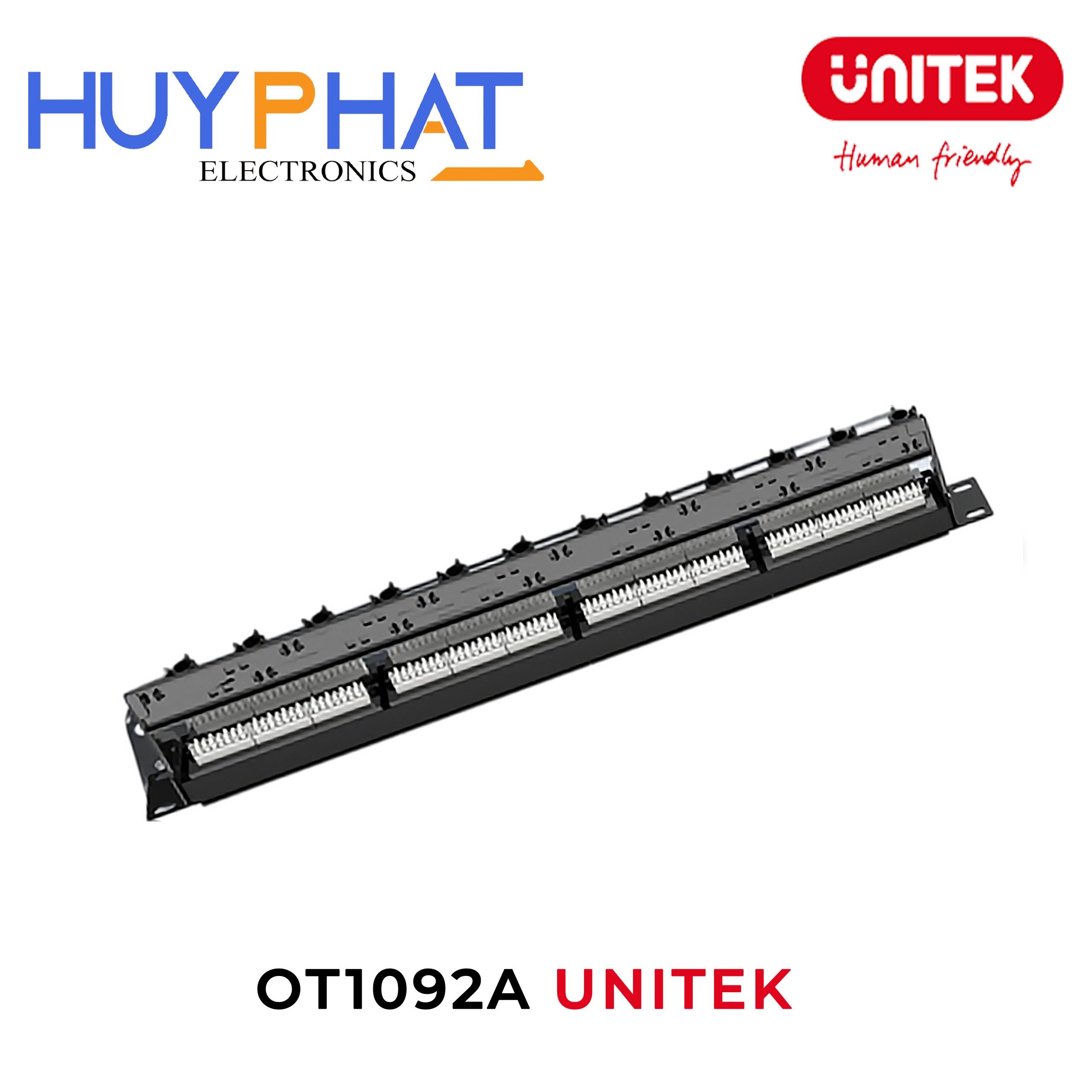 Patch panel 24 cổng Cat6 UNITEK OT1092A