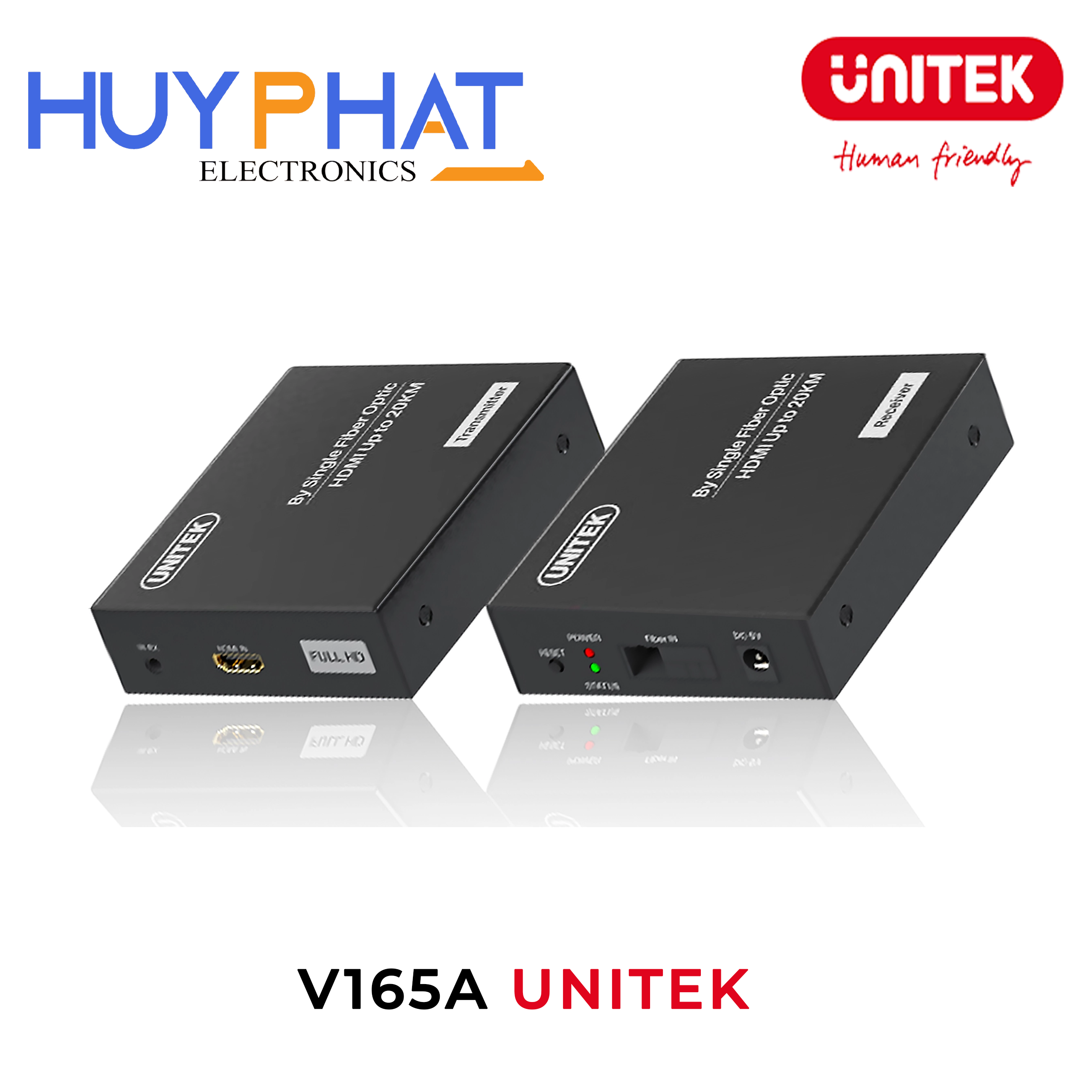 Bộ mở rộng cáp quang HDMI 1080p@60Hz UNITEK V165A
