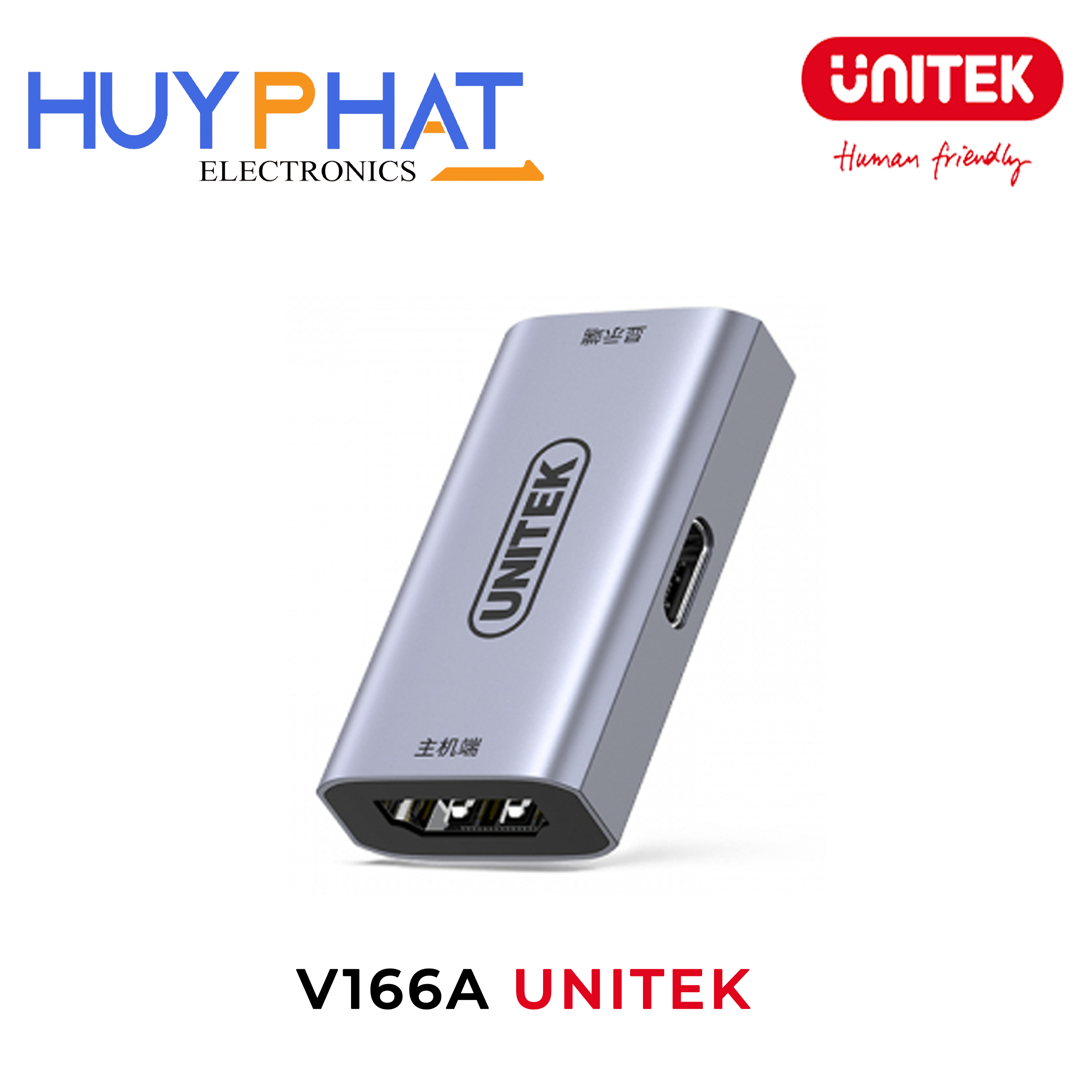 Bộ mở rộng và khuếch đại tín hiệu HDMI2.0 lên đến 4K@60Hz UNITEK V166A