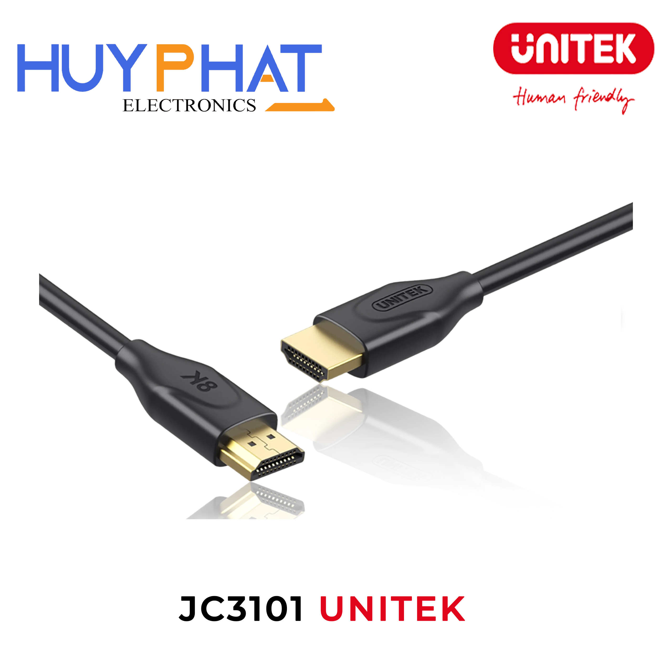 Cáp HDMI 2.1 8K@60Hz dài đến 10M UNITEK JC3101