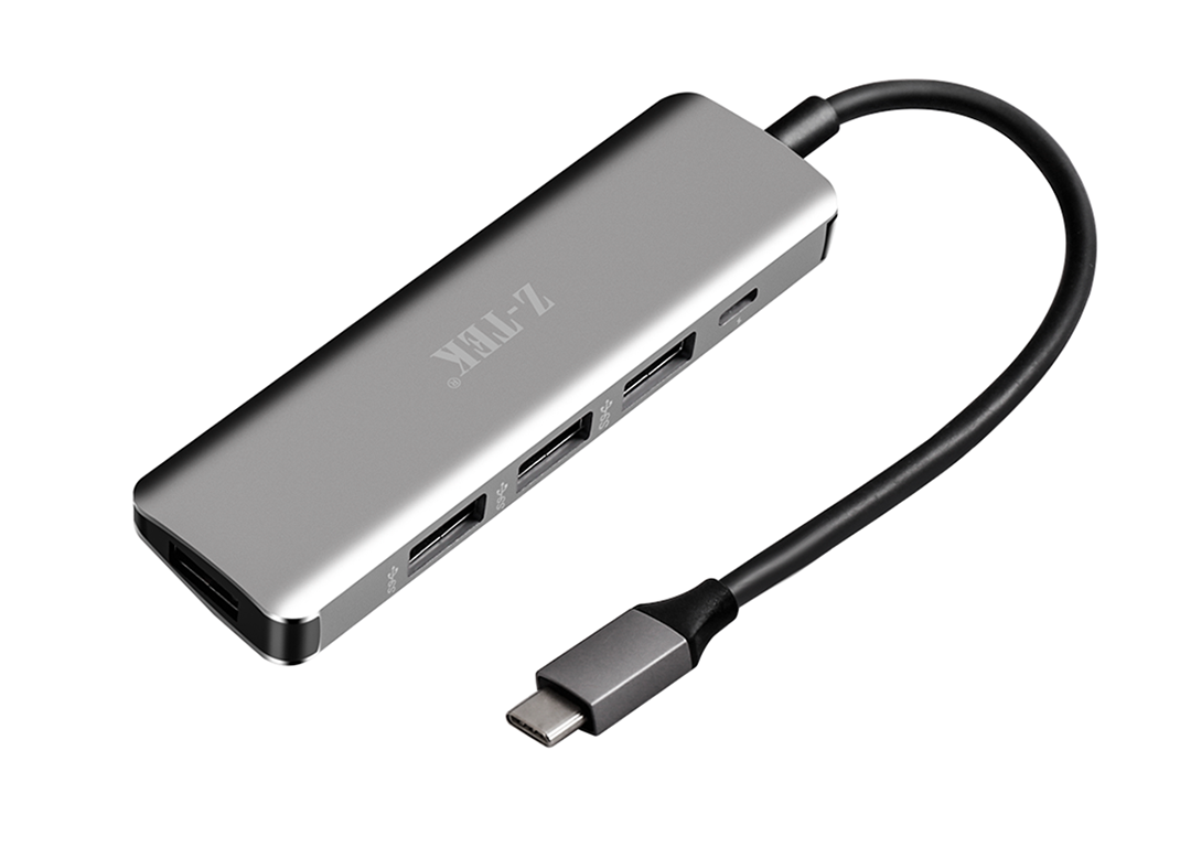 Hub Type-C sang 4 USB 3.0 ZTEK ZY318