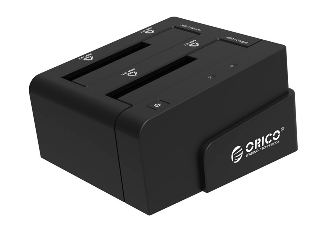 Đế cắm HDD dock USB 3.0 dual SATA III 2.5/3.5 ORICO 6628US3-C