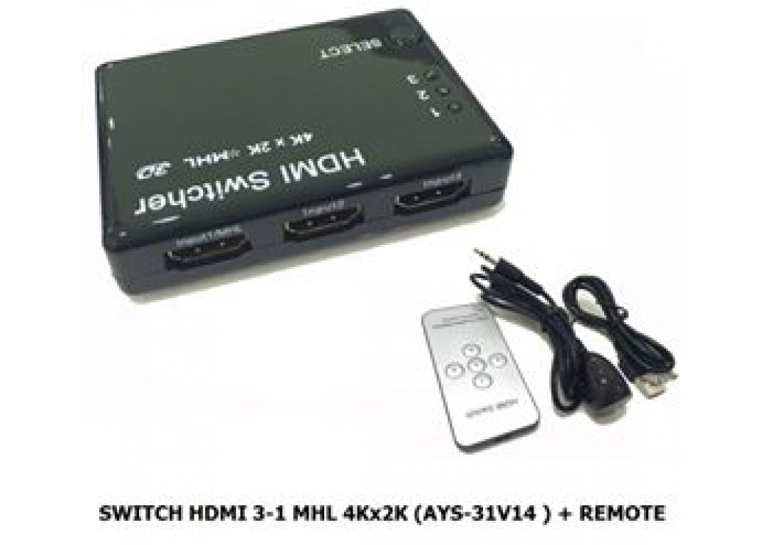 SWITCH HDMI 3-1 MHL 4KX2K (AYS - 31V14)