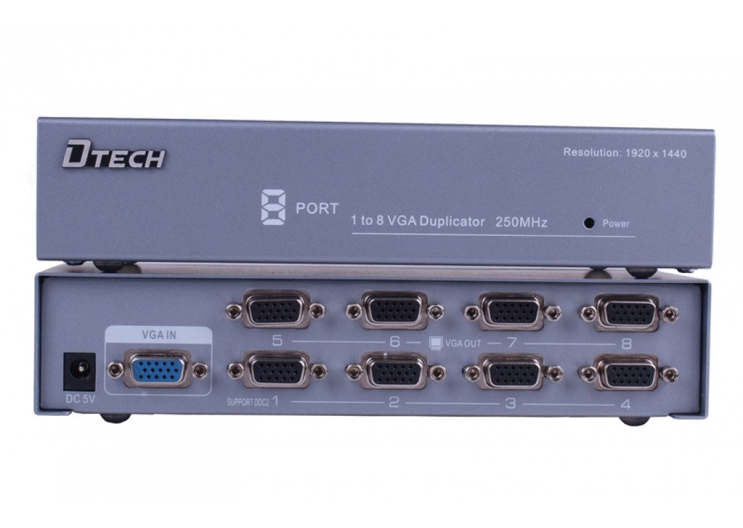 Multi VGA LCD 8-1 250Mhz DTECH DT-7258