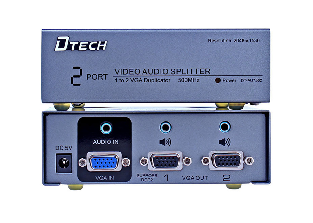 Multi VGA AUDIO LCD 2-1 500Mhz DTECH DT-AU7502