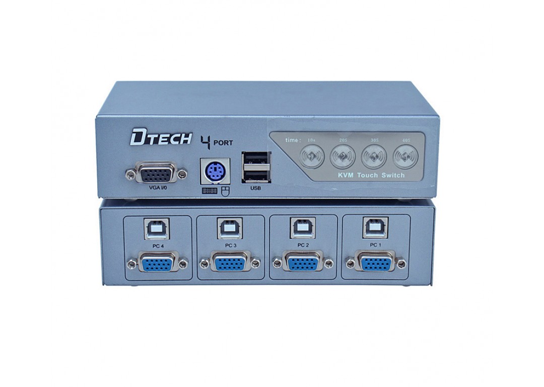 Data VGA KVM 4-1 DTECH DT-8041