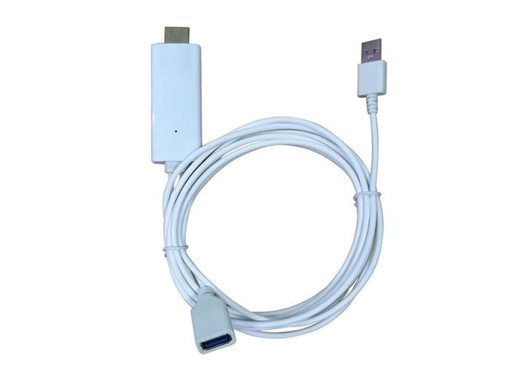 CÁP USB K, USB L TO HDMI MEASY (I8)