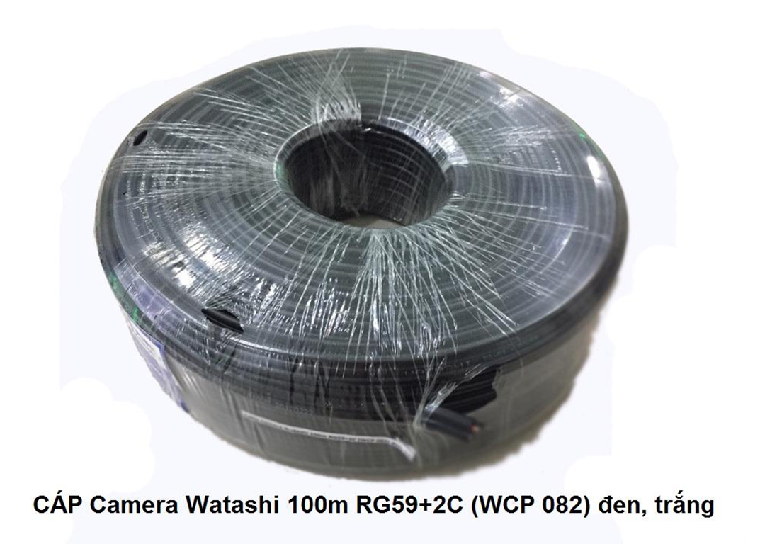 Cáp Cuộn Camera RG6+2C 100m WATASHI WCP082