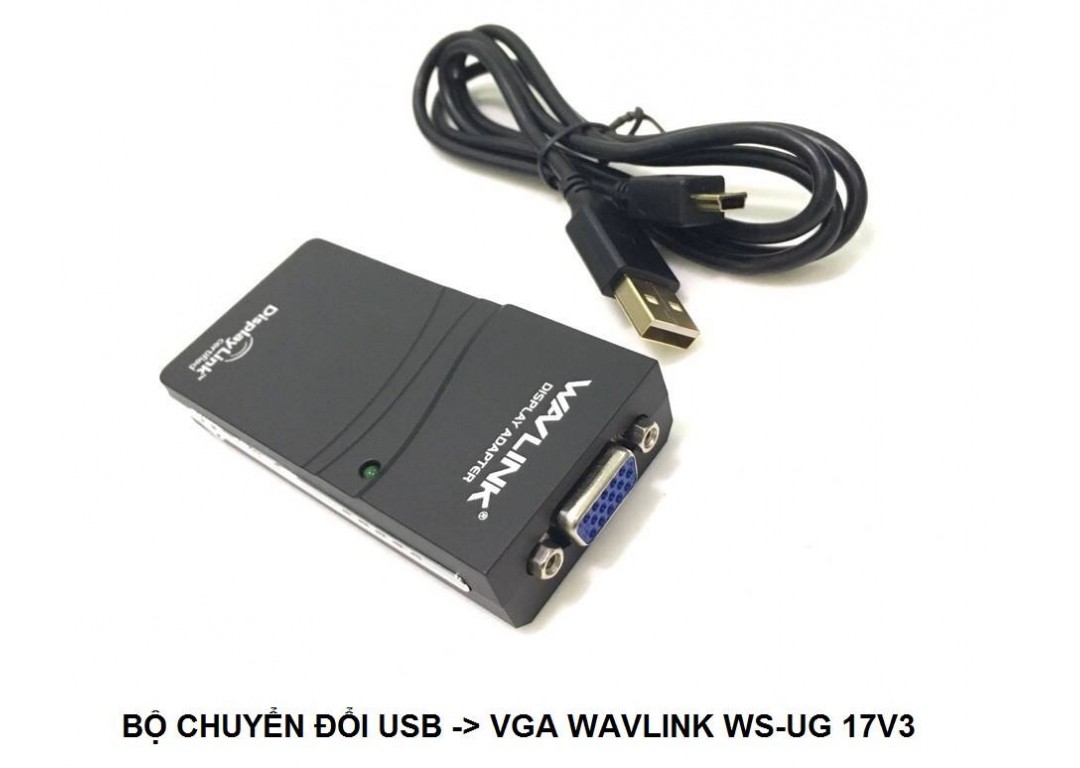 CÁP USB 2.0 -> VGA WAVLINK (WS-UG17V3)