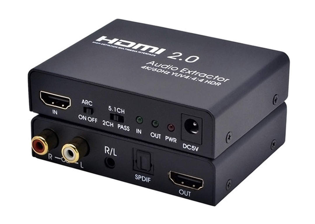 HỘP CHUYỂN HDMI 2.0 -> HDMI + 2 AV + SPDIF (AYS-41V20)