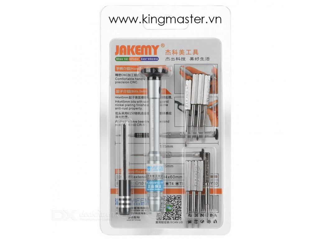 BỘ VÍT JAKEMY (10 IN 1) JM - 8143