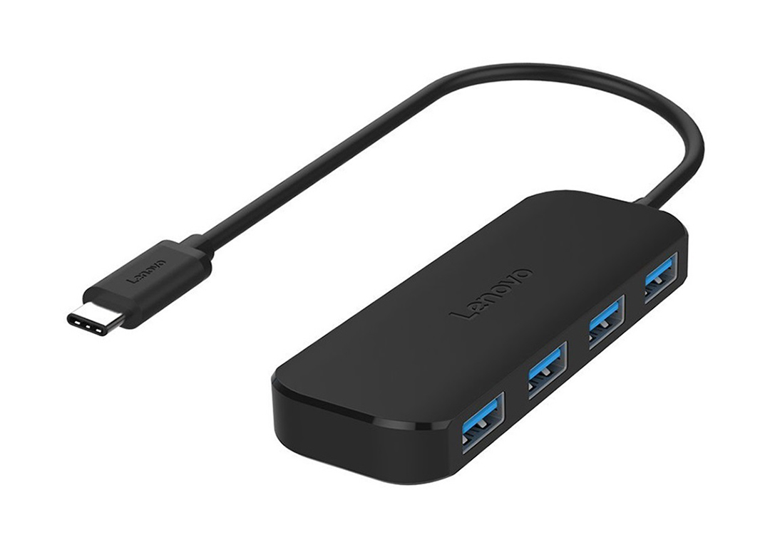 MULTIPORT HUB TYPE-C -> 4 USB 3.0 LENOVO (C611BK)