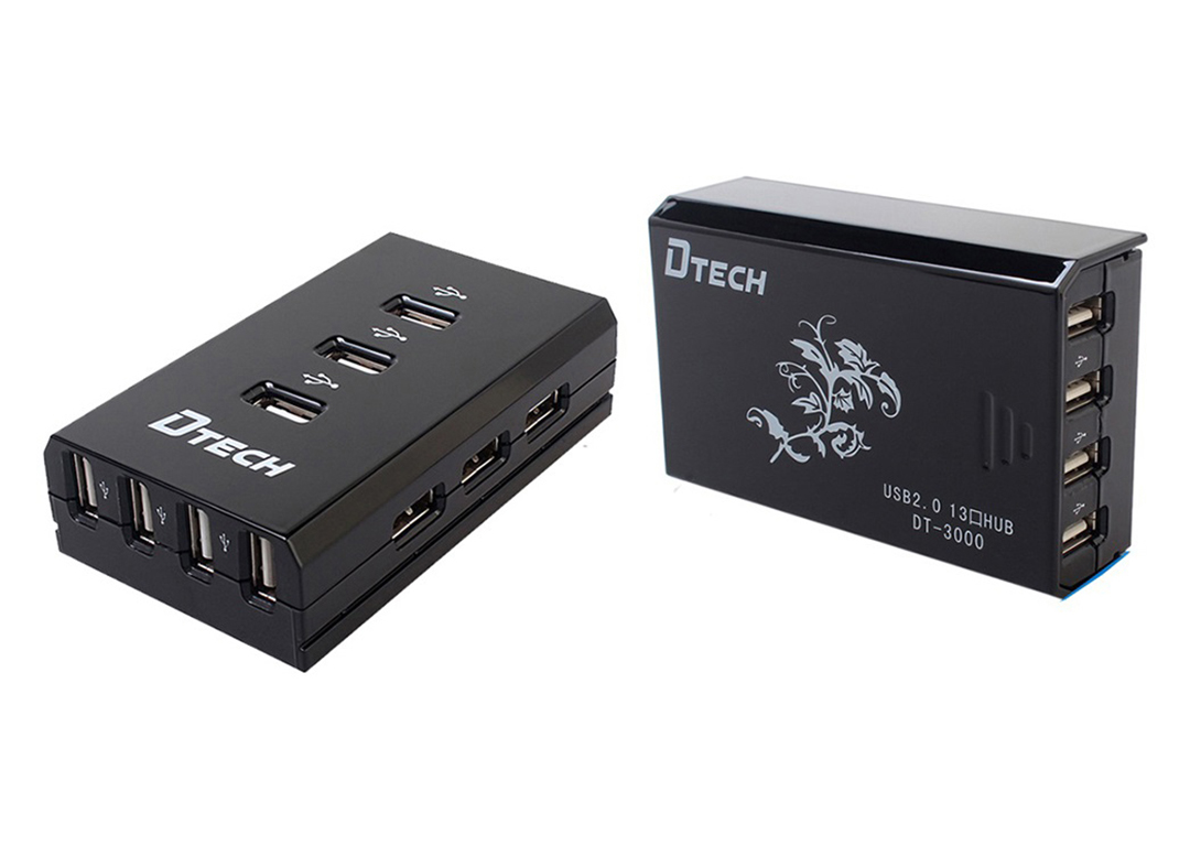 Hub 13-1 USB 2.0 DTECH DT-3000