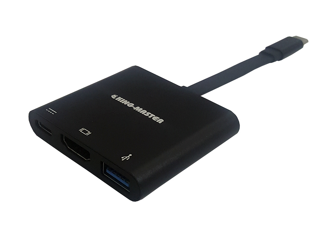 Multiport Hub Type-C sang USB 3.0 + HDMI KINGMASTER KY-V125B