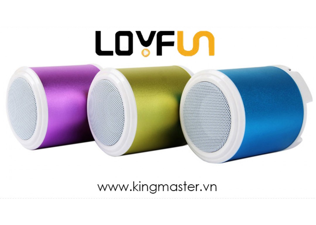 LOA VI TÍNH LOYFUN H2200 2 LOA BỘ VÀNG, XANH DƯƠNG, HỒNG, TÍM