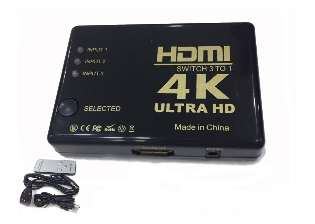 SWITCH HDMI 3-1 4K ULTRA HD 3D